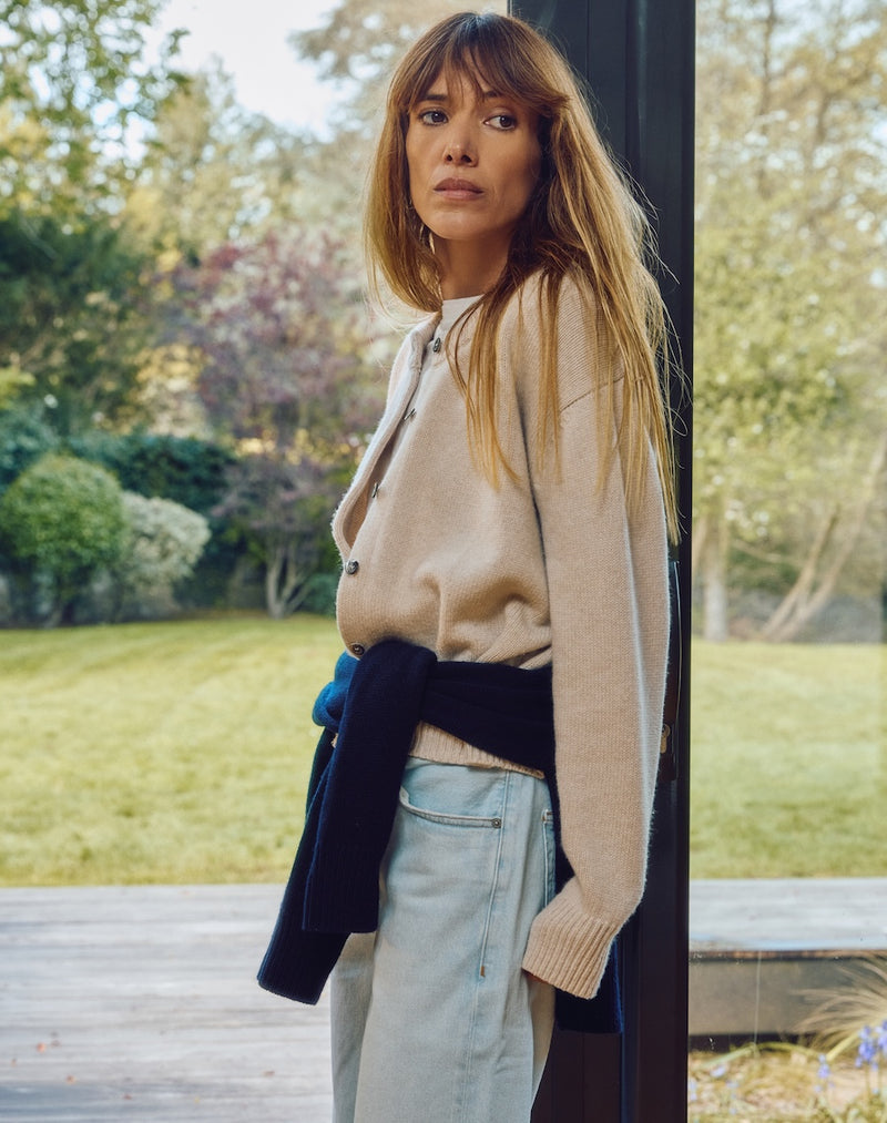 The Easy Cardigan - Lait, Renewed + Restored
