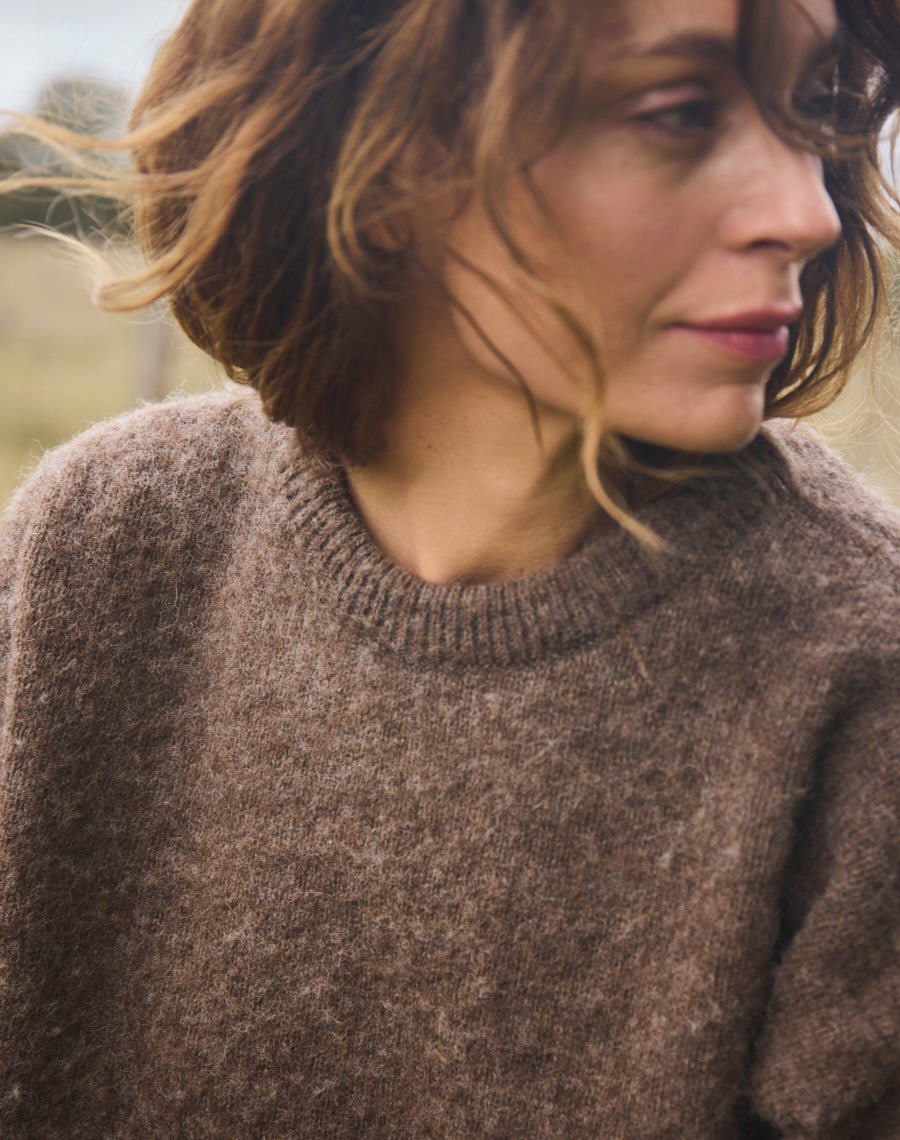 The Brushed Shetland - Umber