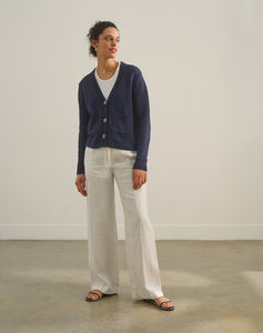 The BOXY CARDIGAN - Navy