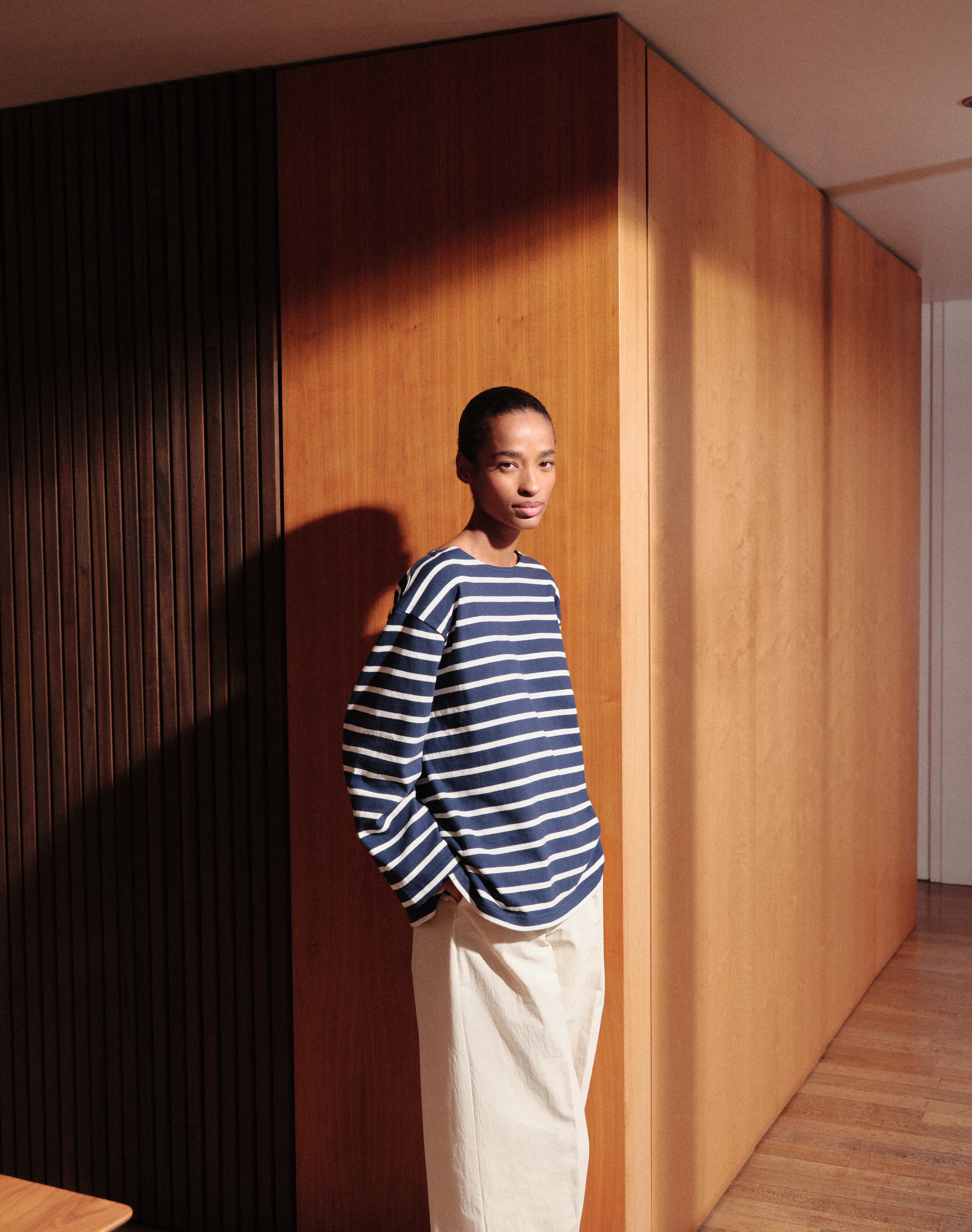 The Breton / The Oversize - Navy + Ecru