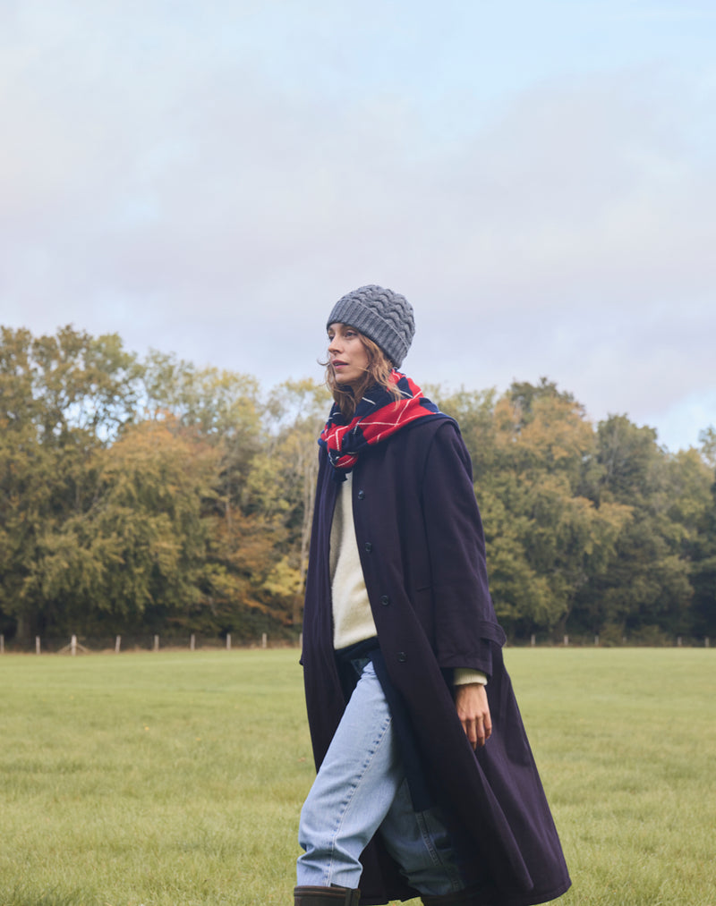 The Border Cable Hat - Fossil