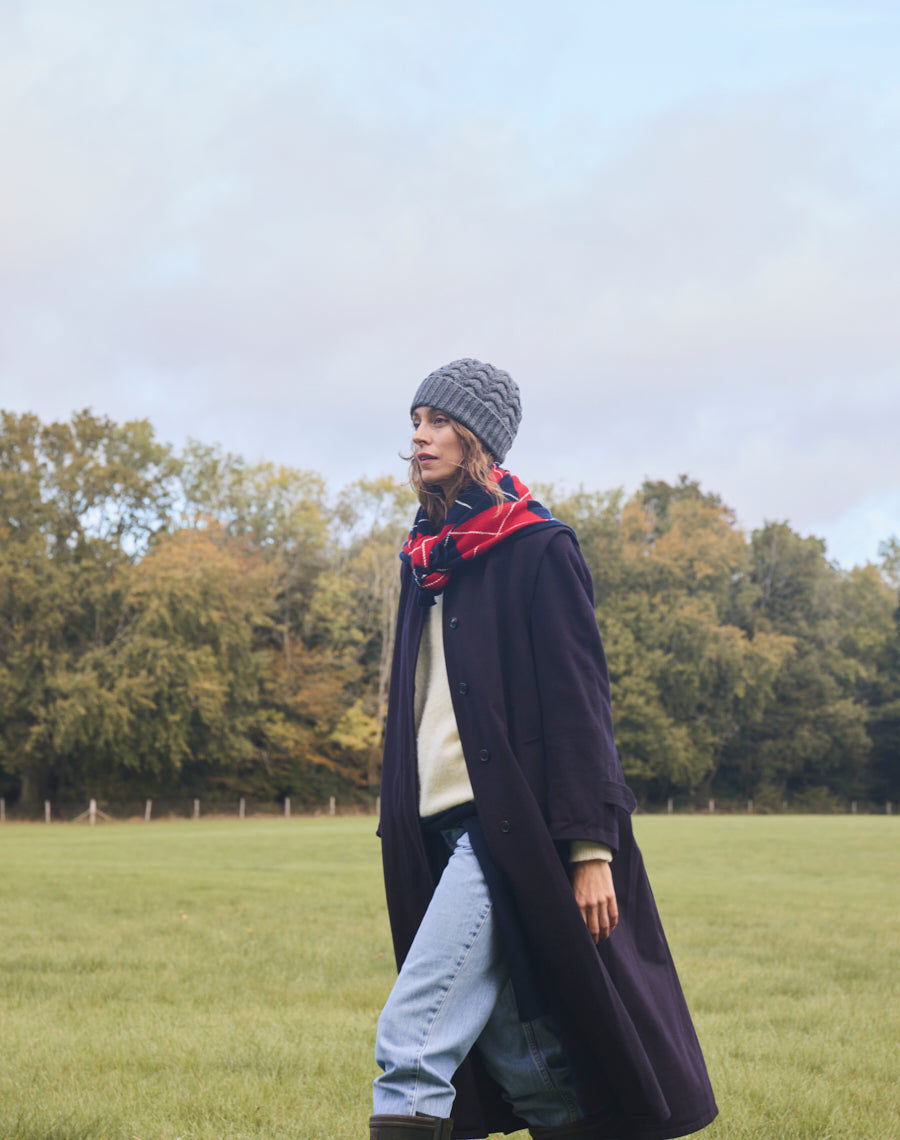 The Border Cable Hat - Fossil