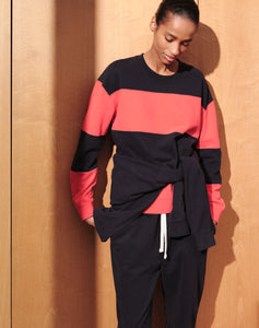 The LOOPBACK Cut & Stitch Sweat - Navy / Rayleigh