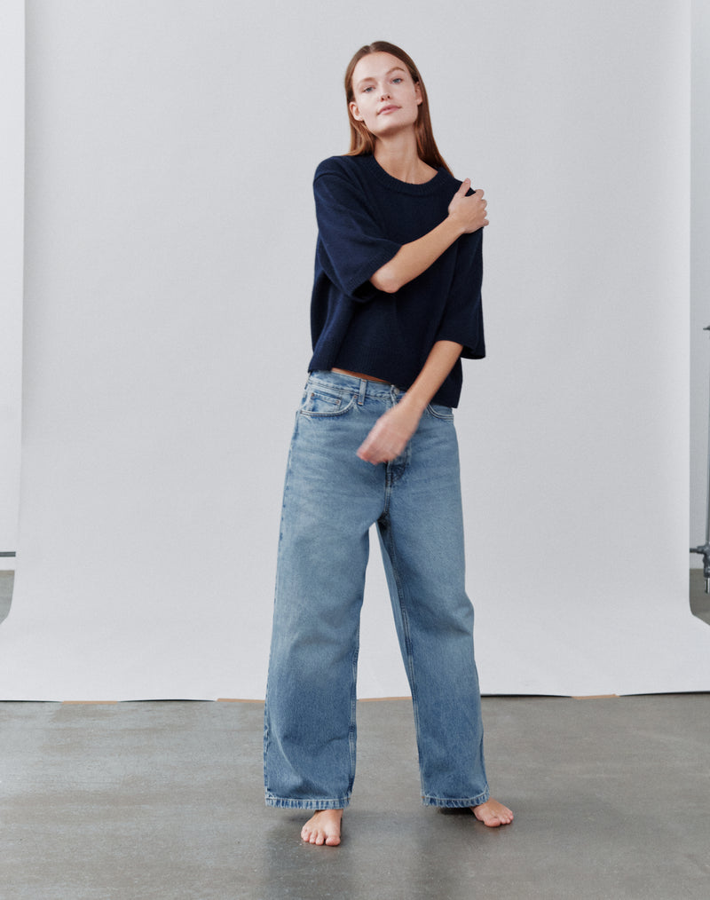 The Easy Tee - Navy, Renewed + Restored