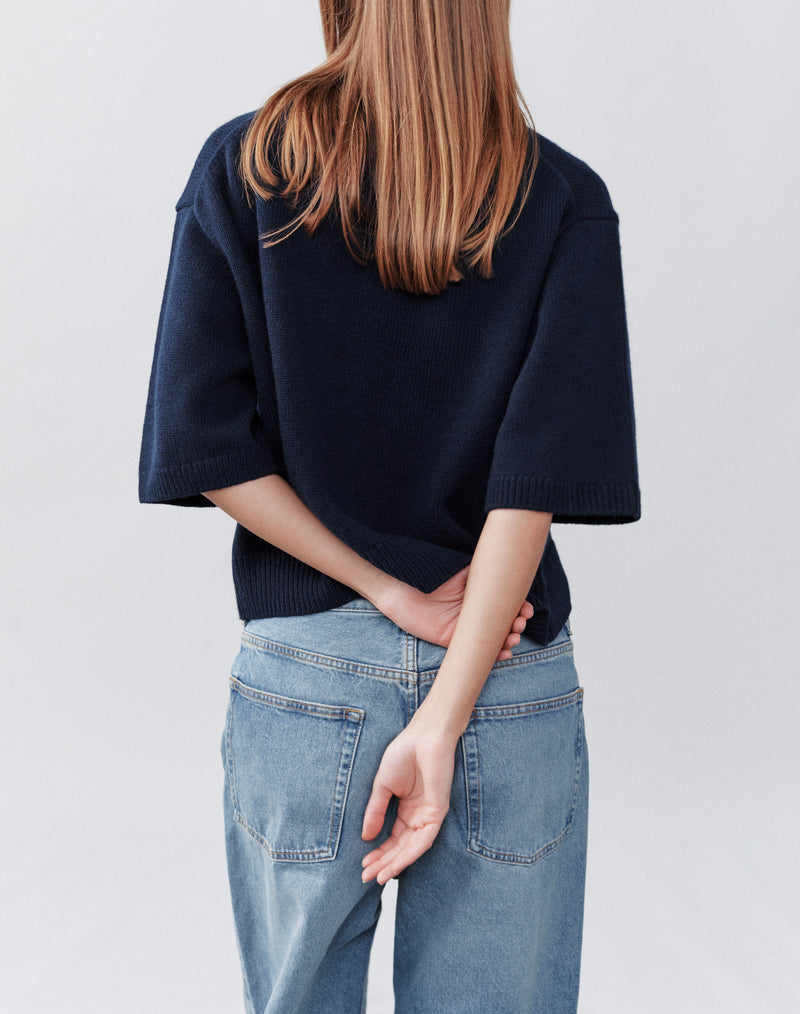 The Easy Tee - Navy, Renewed + Restored