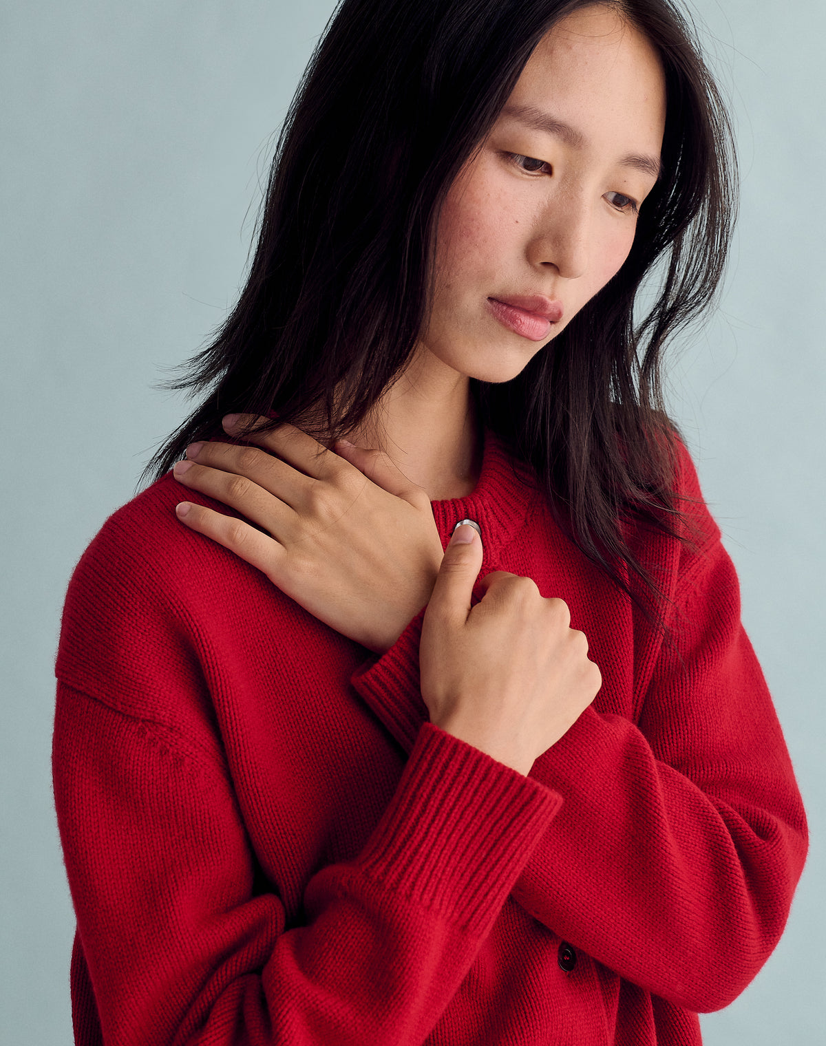 The Easy Cardigan - Carmine