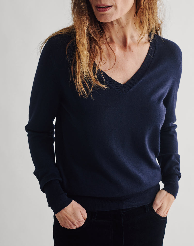 The Fine V - Navy, Renewed + Restored