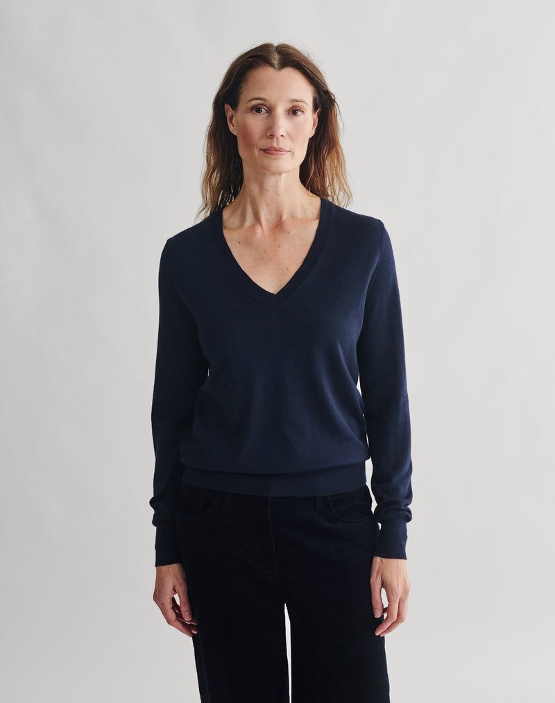 The Fine V - Navy, Renewed + Restored