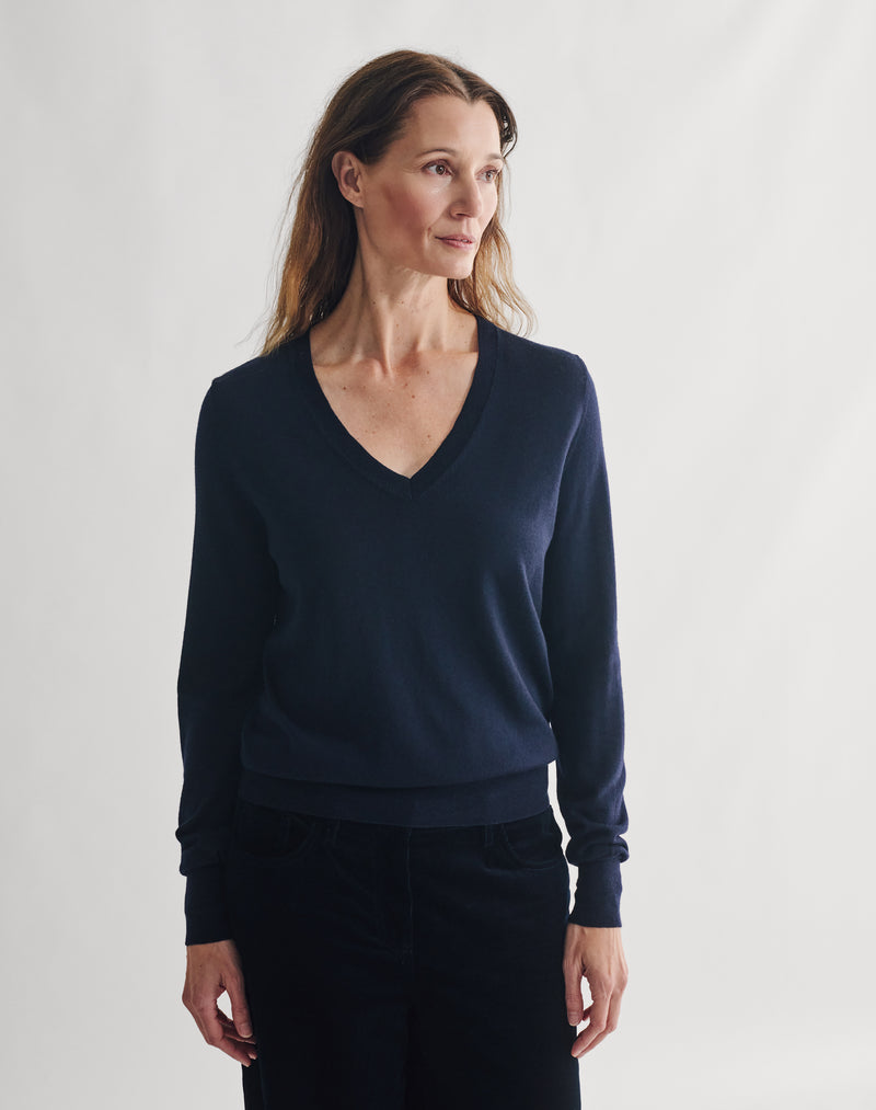 The Fine V - Navy, Renewed + Restored