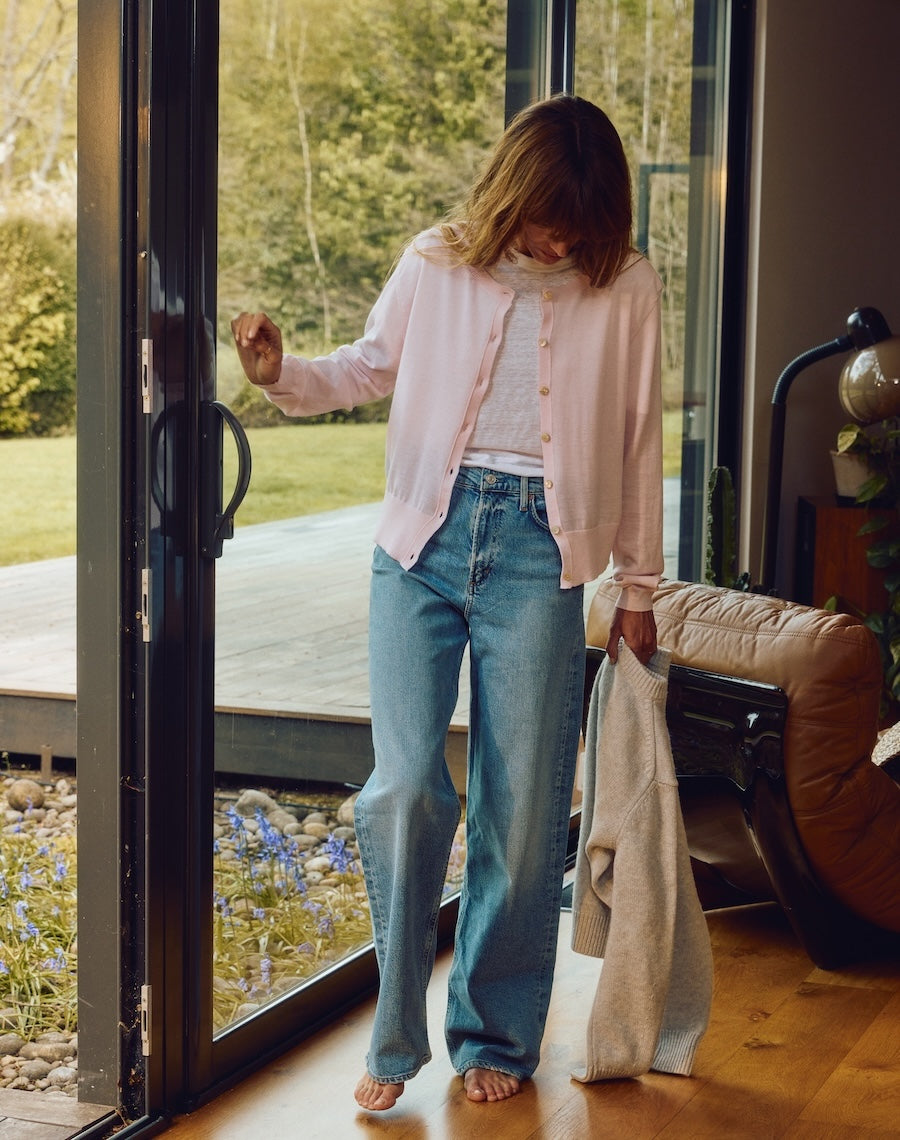 The Fine Cardigan - Blush