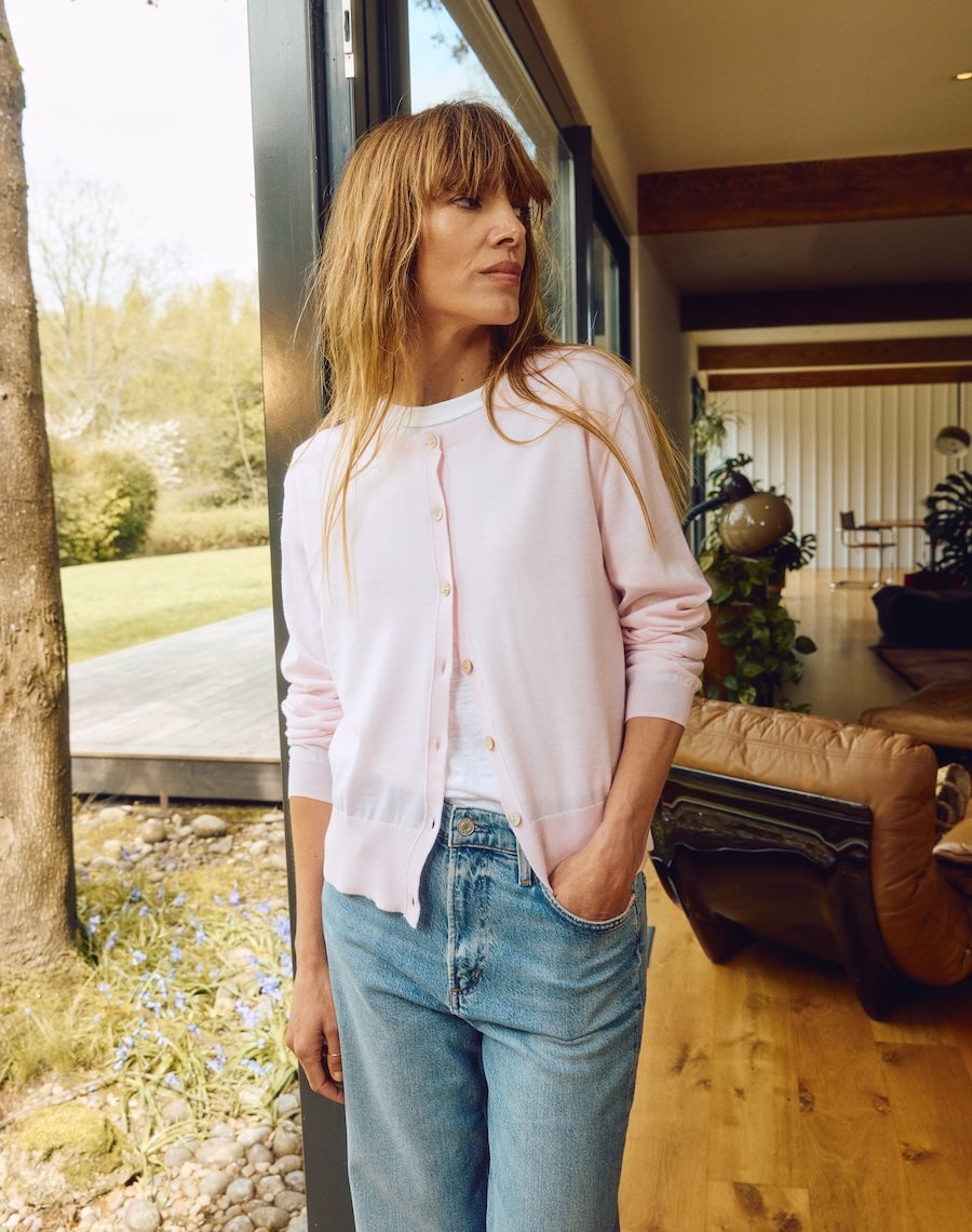 The Fine Cardigan - Blush