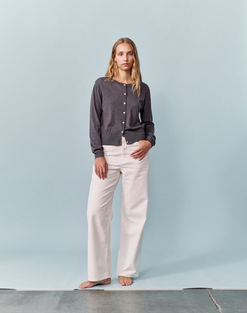 The Fine Cardigan - Graphite