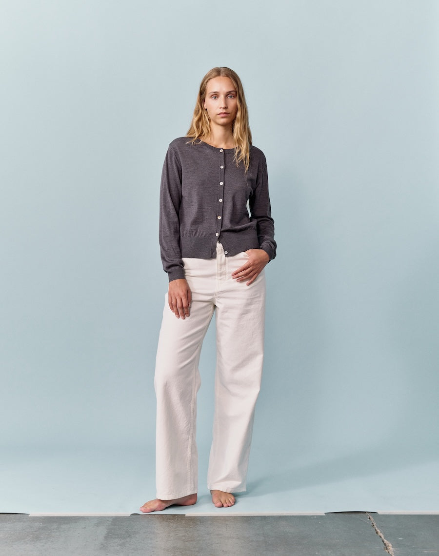 The Fine Cardigan - Graphite