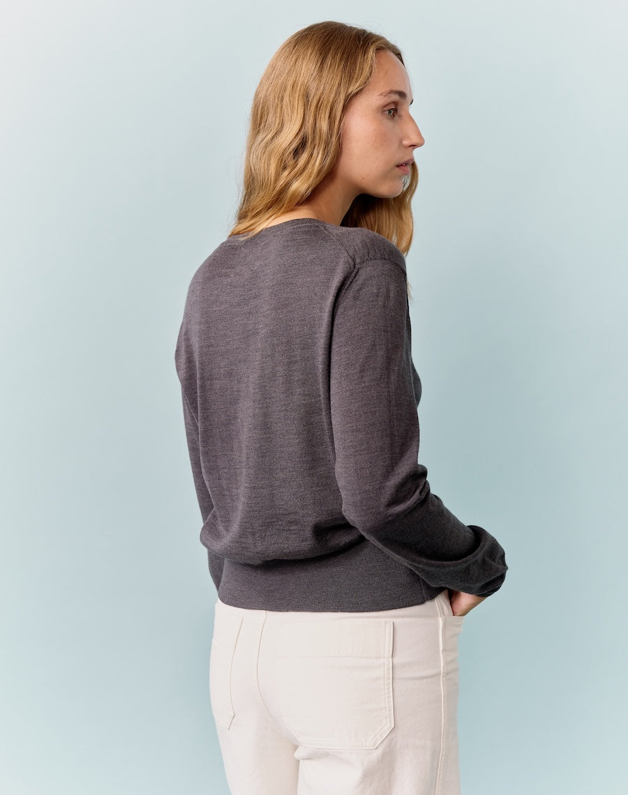 The Fine Cardigan - Graphite