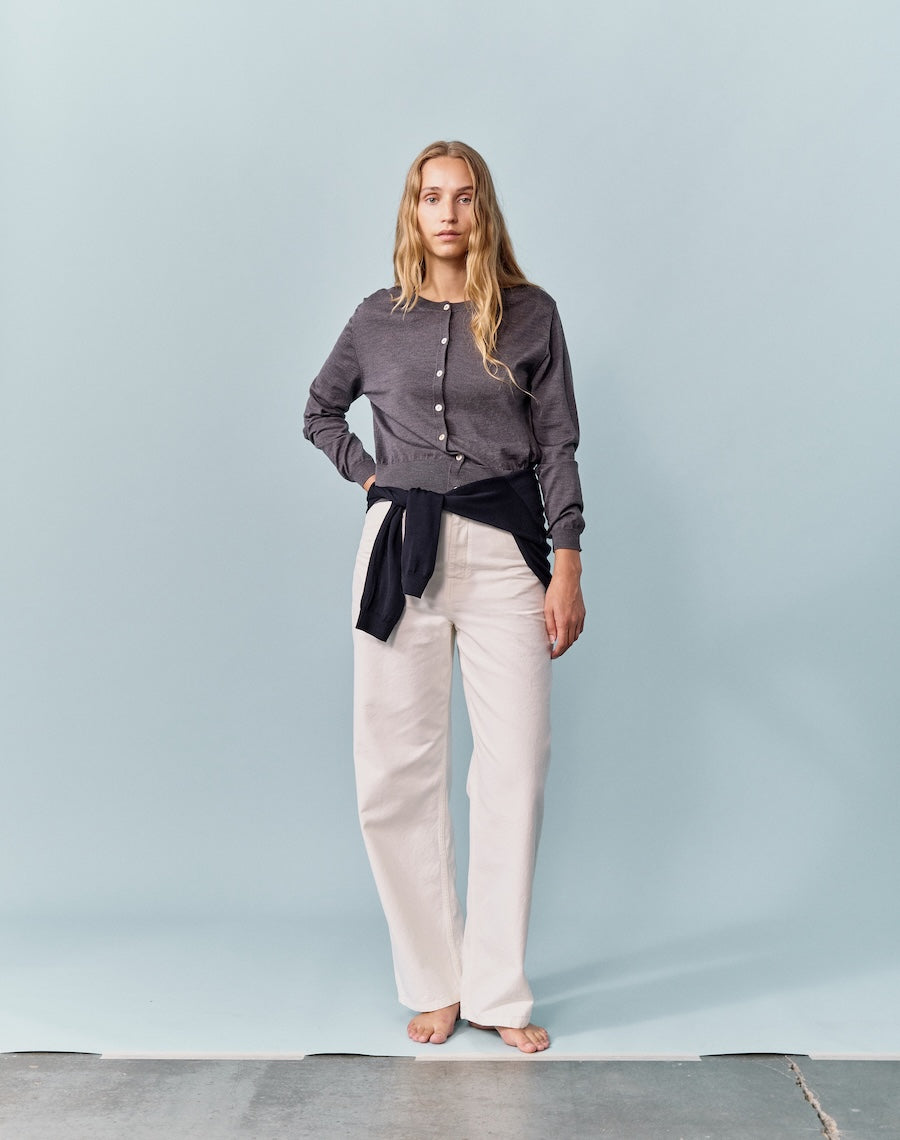 The Fine Cardigan - Graphite