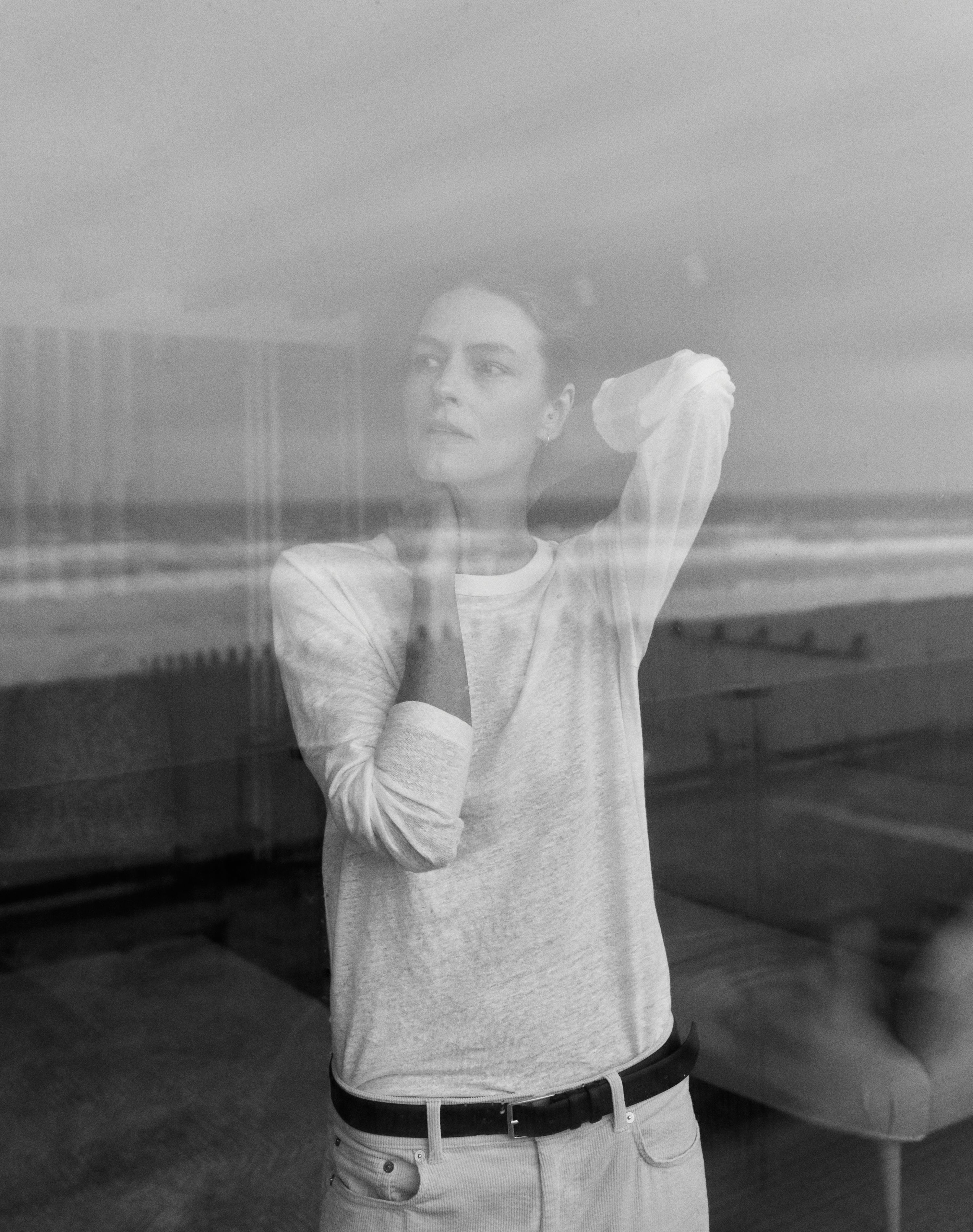 The LINEN / The Long Sleeve  - White