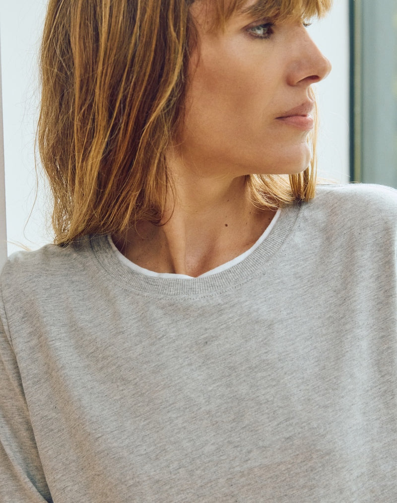 The Layered Tee / Long Sleeve - Grey