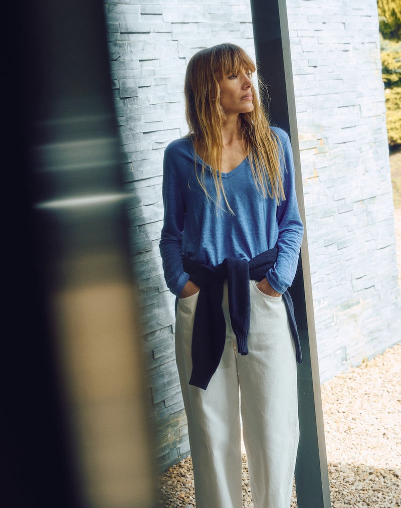 The Linen / The V - Harbour Blue, Renewed + Restored