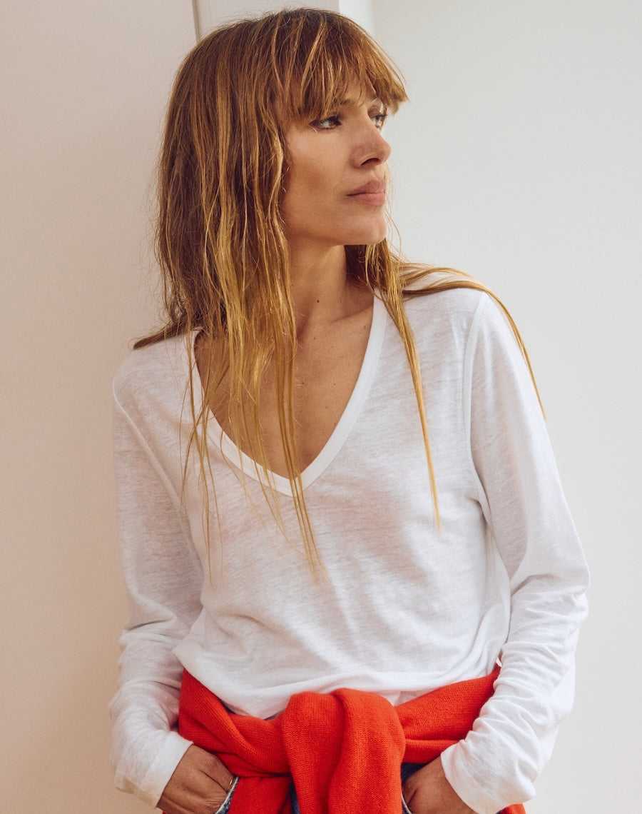 The LINEN / The V - White