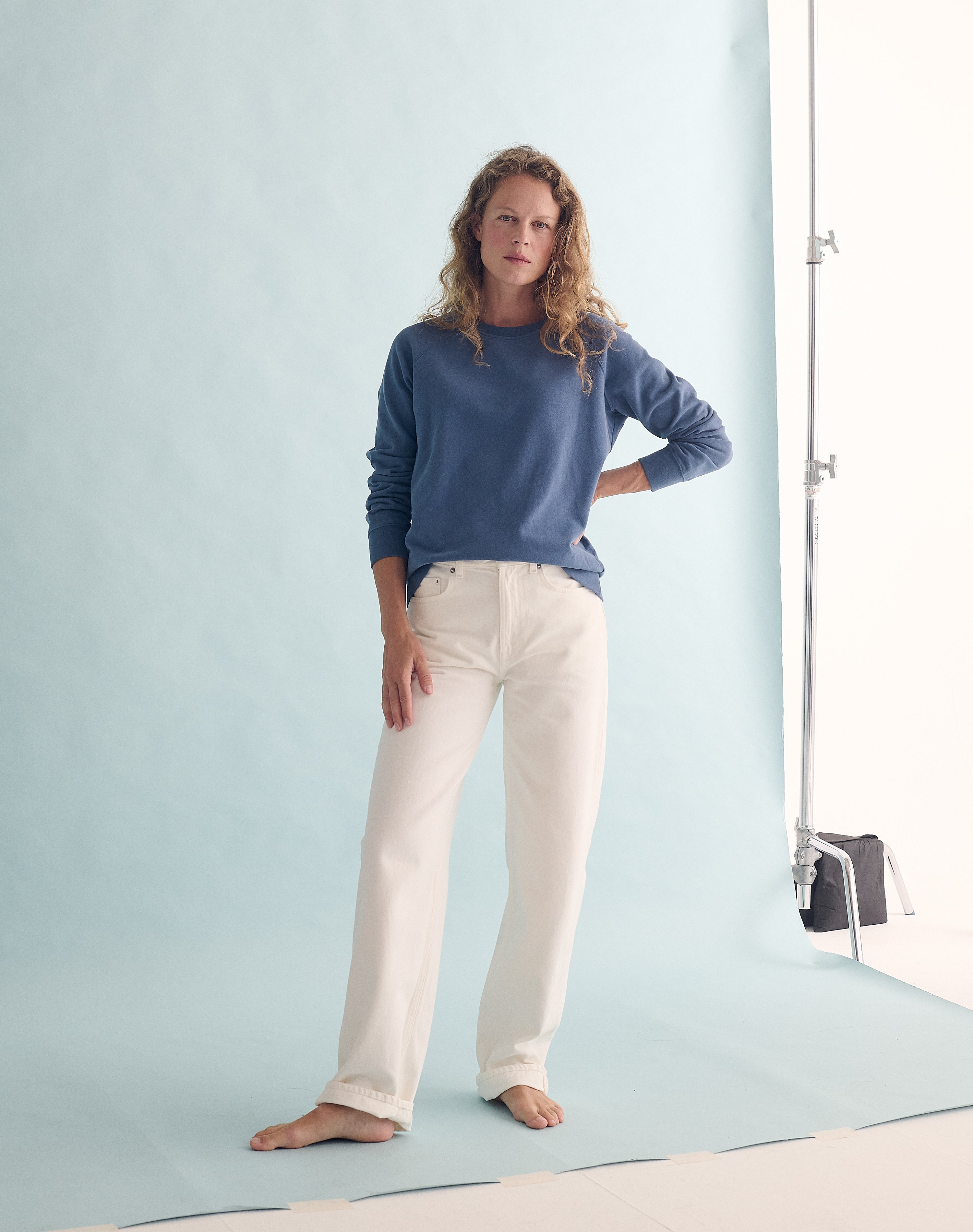 The Lived-In Loopback / Vintage-Fit - Cool Ocean