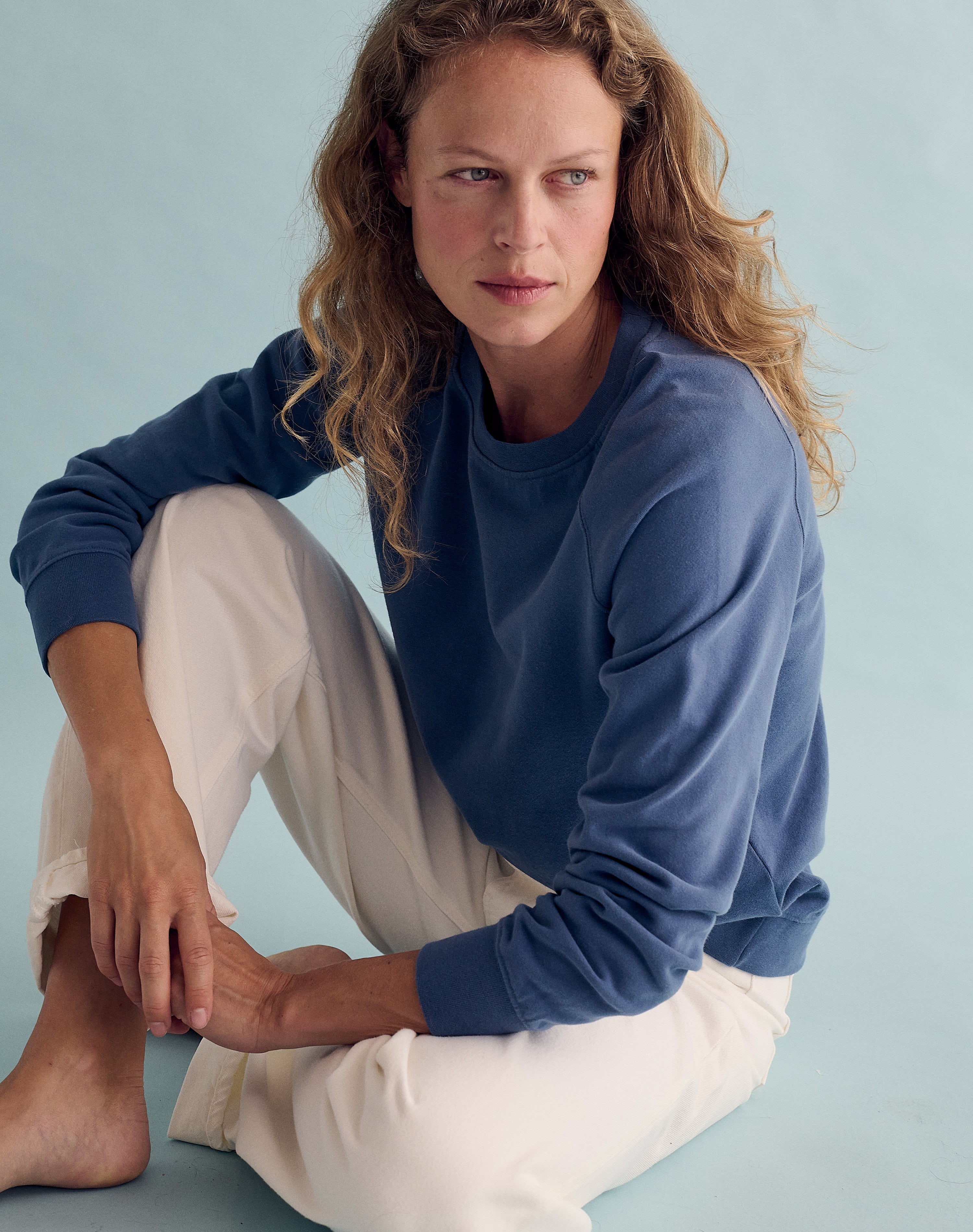 The Lived-In Loopback / Vintage-Fit - Cool Ocean