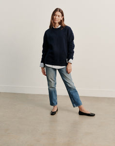 The Relaxed-fit SWEATSHIRT - True Navy