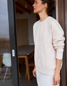 The Relaxed-fit SWEATSHIRT - Seashell