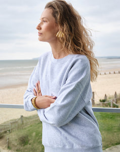 The Relaxed-fit SWEATSHIRT - Ice Grey