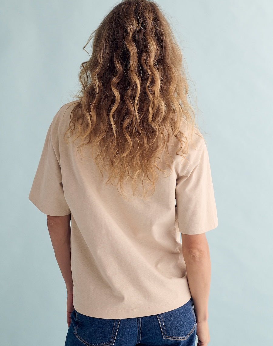 The STRUCTURED SLUB  / The Short Sleeve - Marram, Renewed + Restored