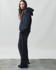 The Vintage-fit HOODY - Navy