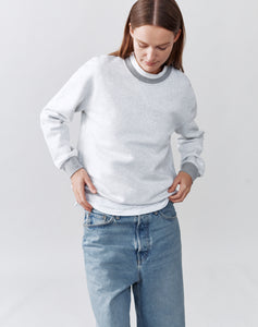 The V-Notch SWEATSHIRT - Ice + Slate