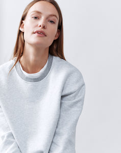 The V-Notch SWEATSHIRT - Ice + Slate