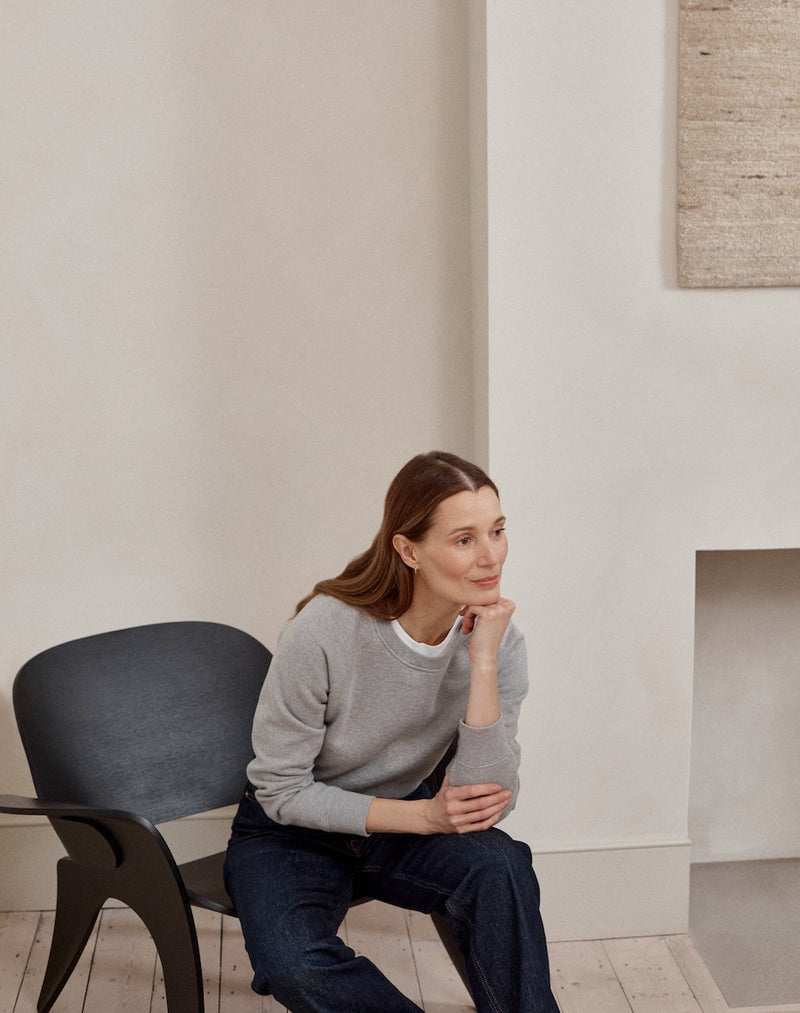 The Vintage-fit SWEATSHIRT - Slate Grey, Renewed + Restored