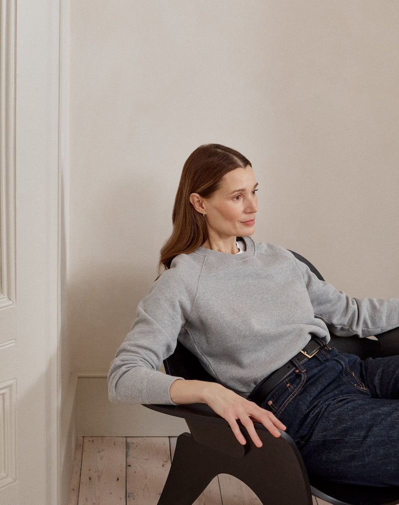 The Vintage-fit SWEATSHIRT - Slate Grey, Renewed + Restored