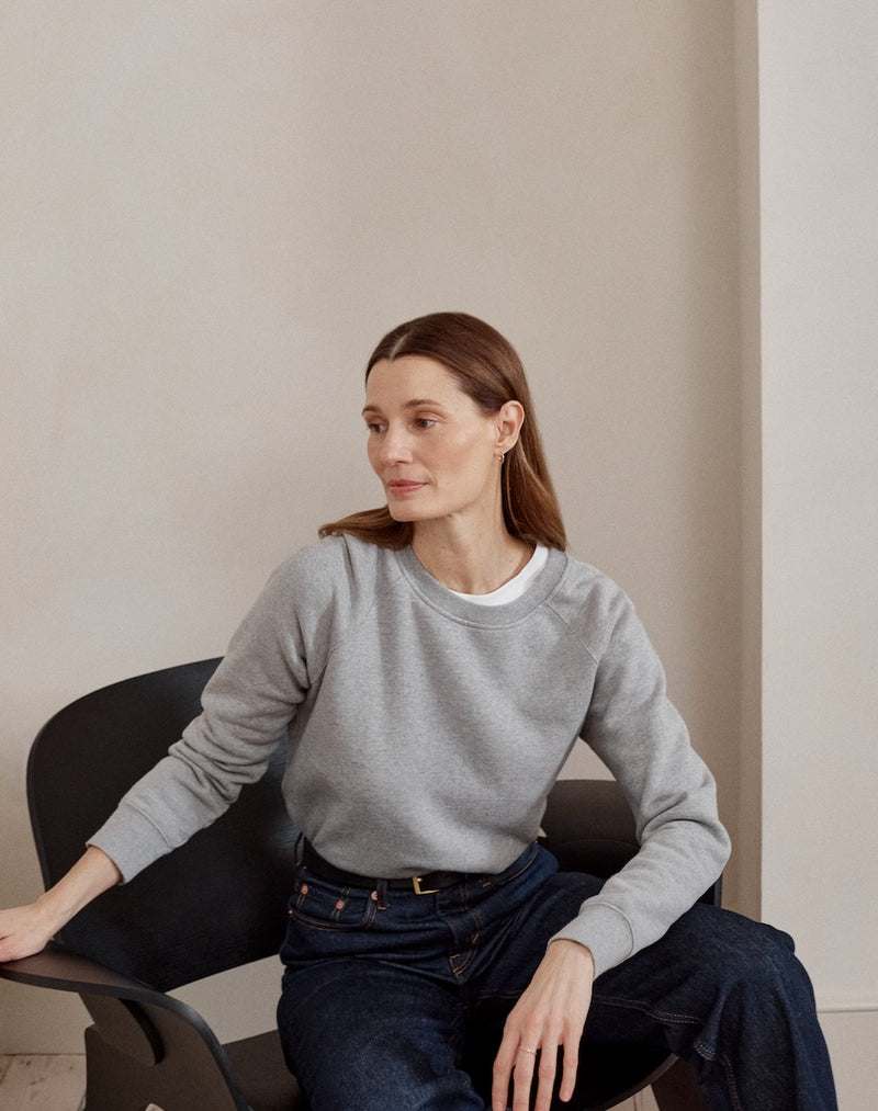 The Vintage-fit SWEATSHIRT - Slate Grey, Renewed + Restored