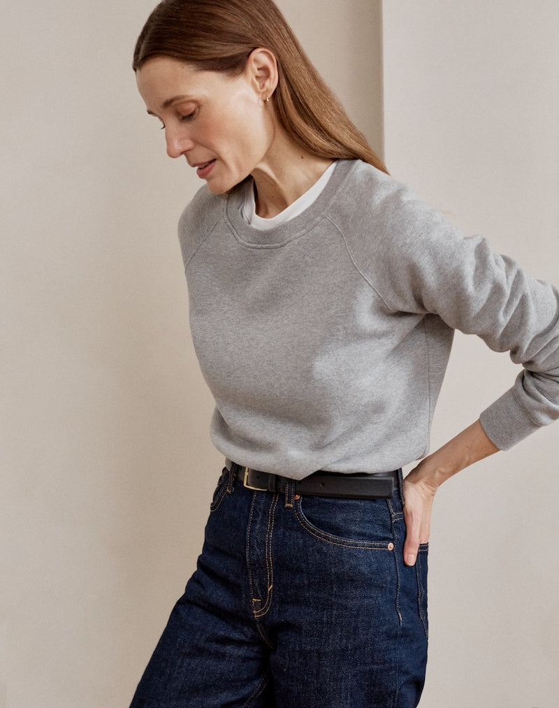 The Vintage-fit SWEATSHIRT - Slate Grey, Renewed + Restored