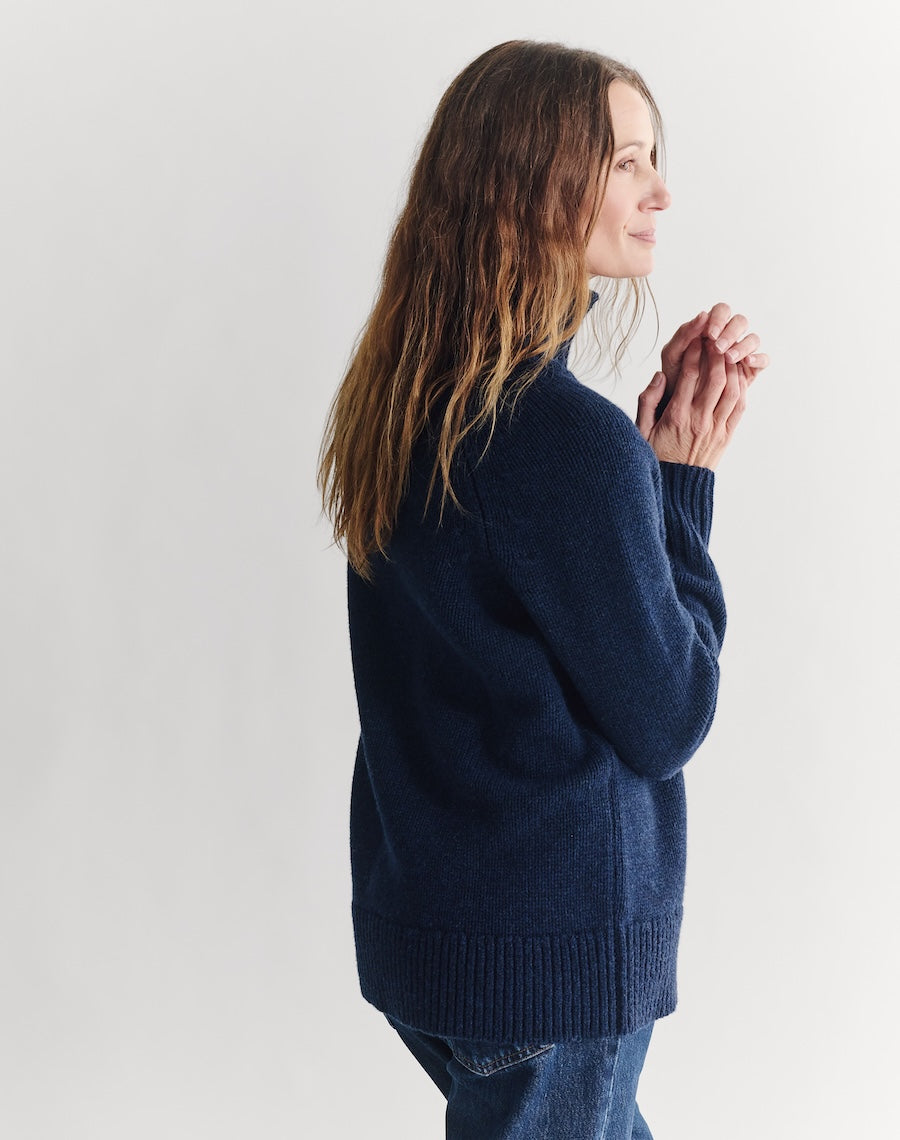 The Authentic Funnel - Navy Marl