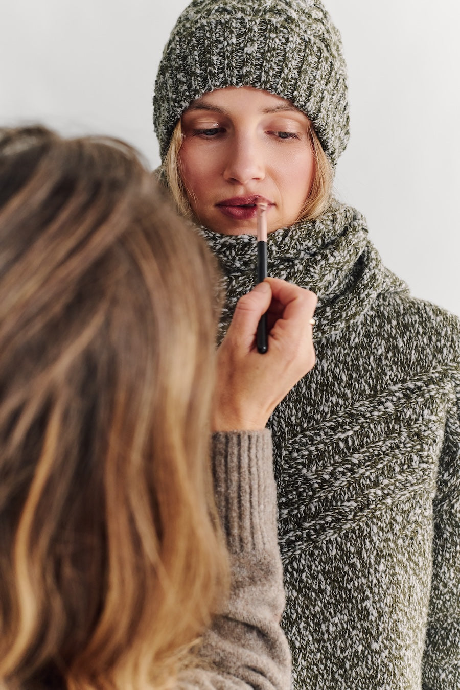 The Border Cable Hat - Moss Twist