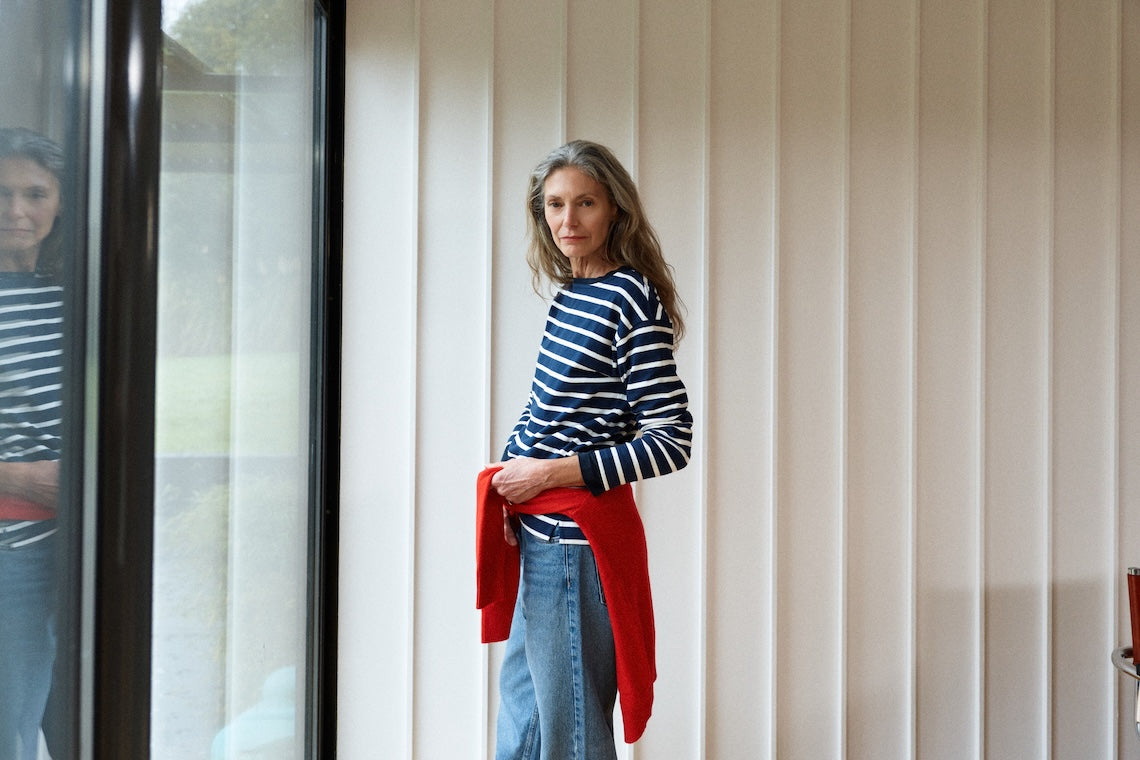 The BRETON 01 / The Original - Navy + Ecru