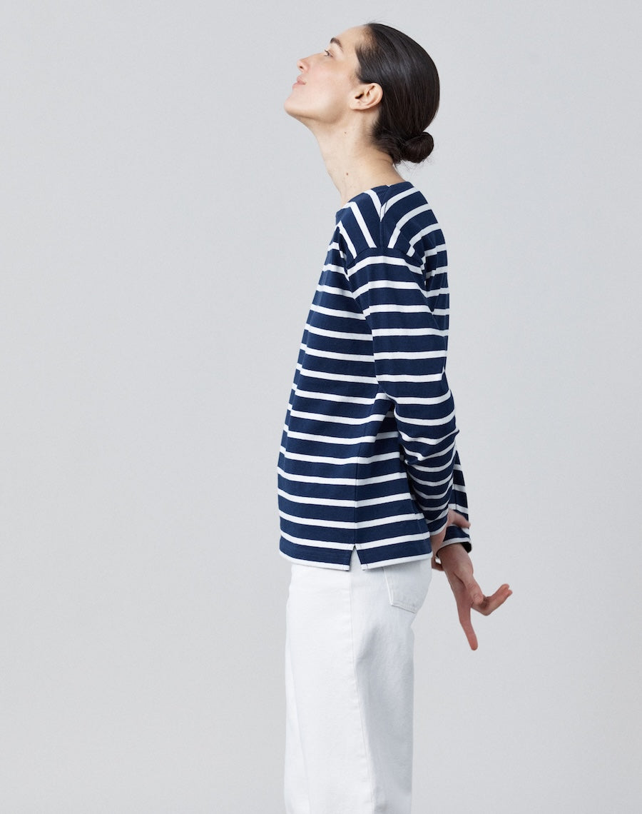 The BRETON 01 / The Original - Navy + Ecru