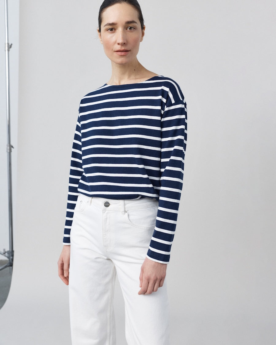 The BRETON 01 / The Original - Navy + Ecru