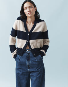 The CARDIGAN / 3.0 - Navy & Parchment