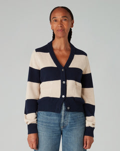 The CARDIGAN / 3.0 - Navy & Parchment