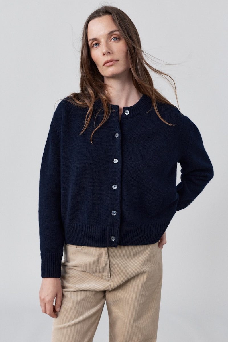 The Easy Cardigan - Navy