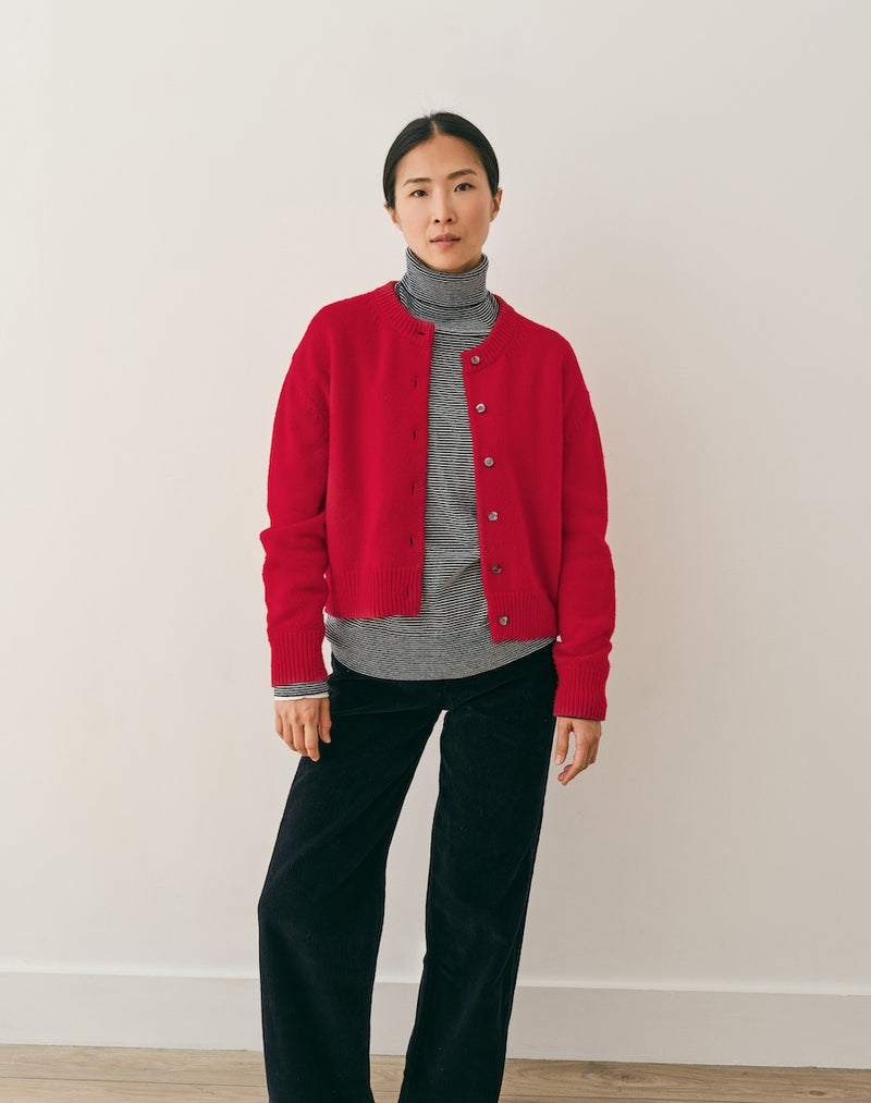 The Easy Cardigan - Carmine