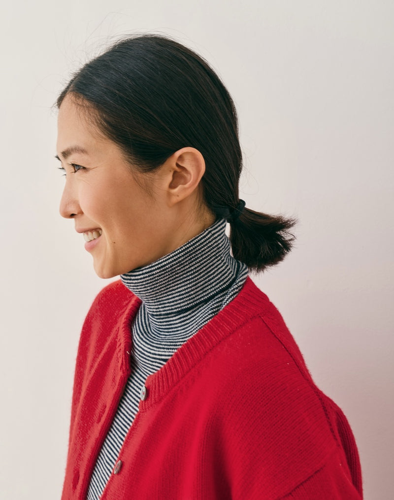The Easy Cardigan - Carmine