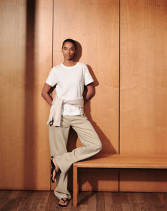 The LAYERED Tee 02 - White + White