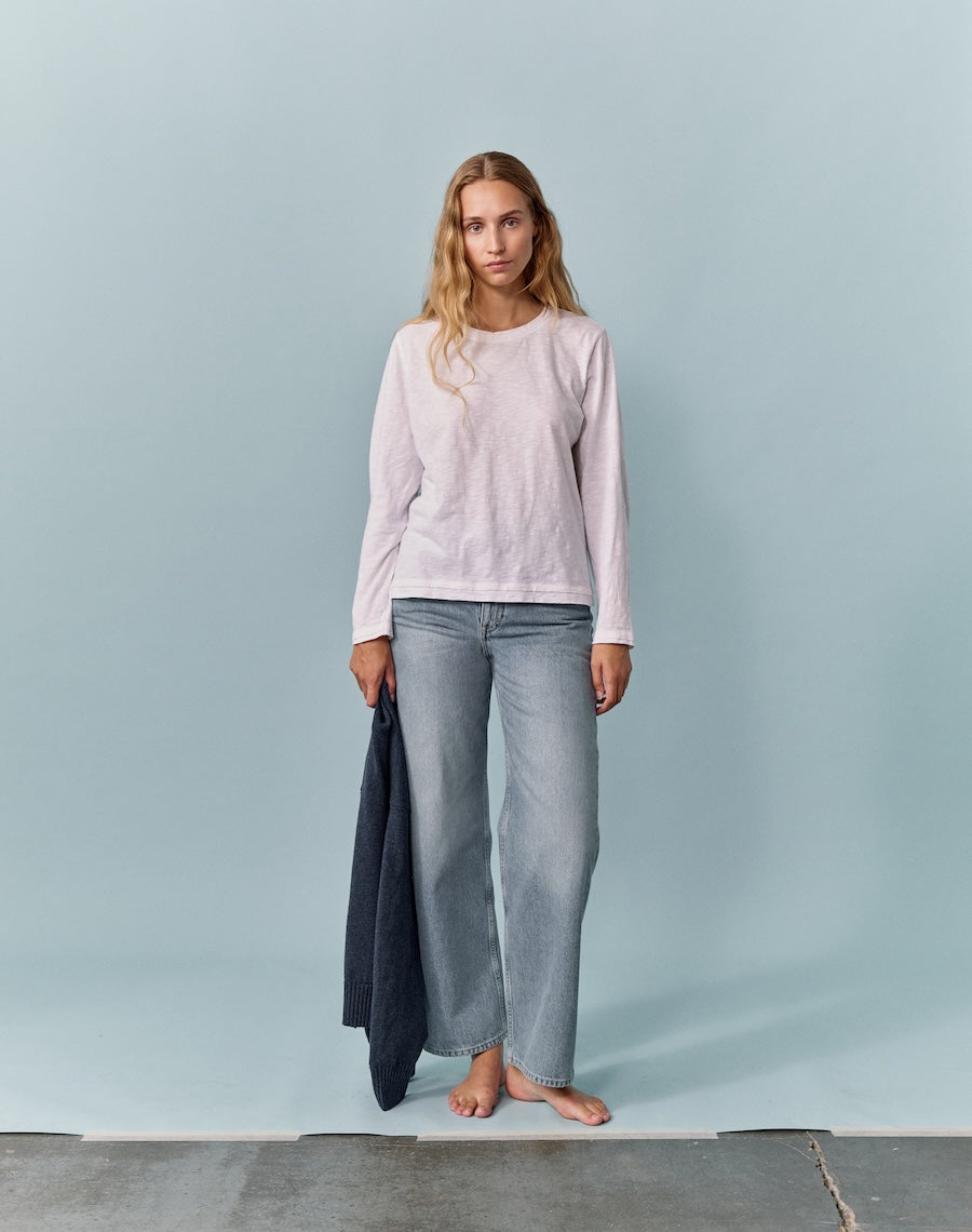 The Layered Tee / Long Sleeve - White