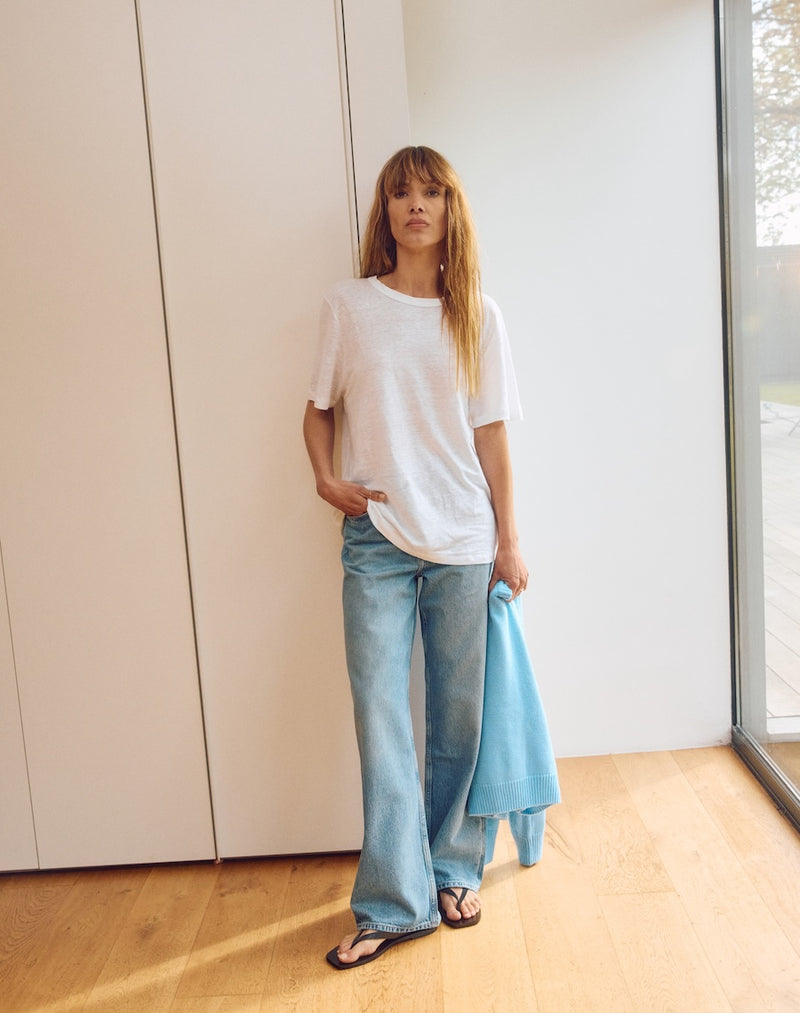 The Linen / The Classic Fit Tee - White