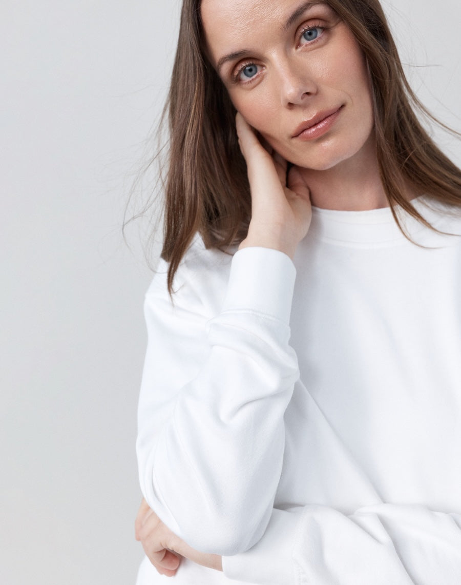 The Lived-In Loopback / Classic-Fit - White